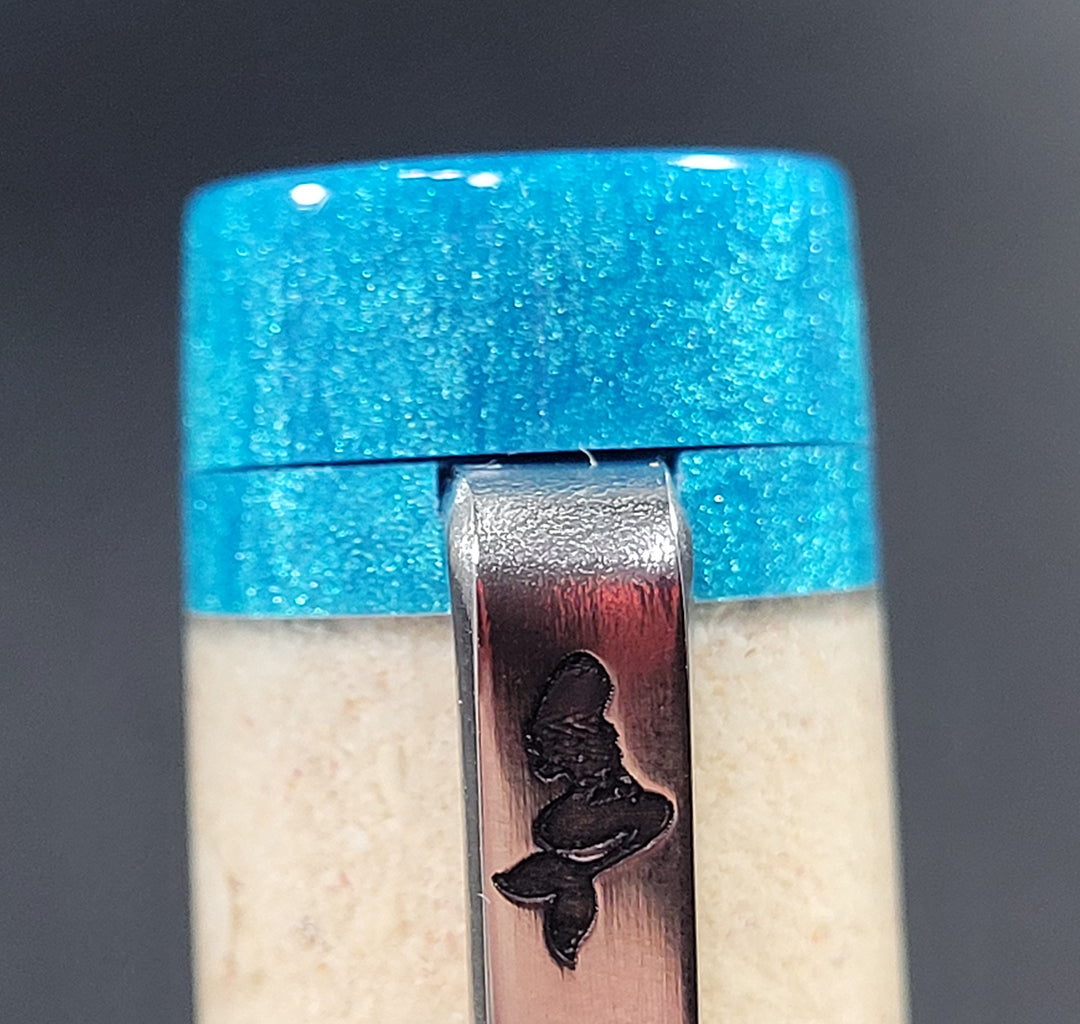 Divine Pens Plus Seashore Series Mermaid Special Edition Fountain Pen Steel Fine Nib