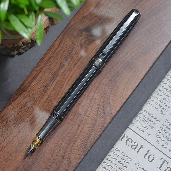 Laban Antique II Gunmetal Fountain Pen
