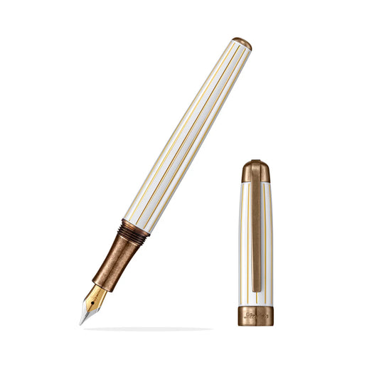 Laban Antique II White Fountain Pen