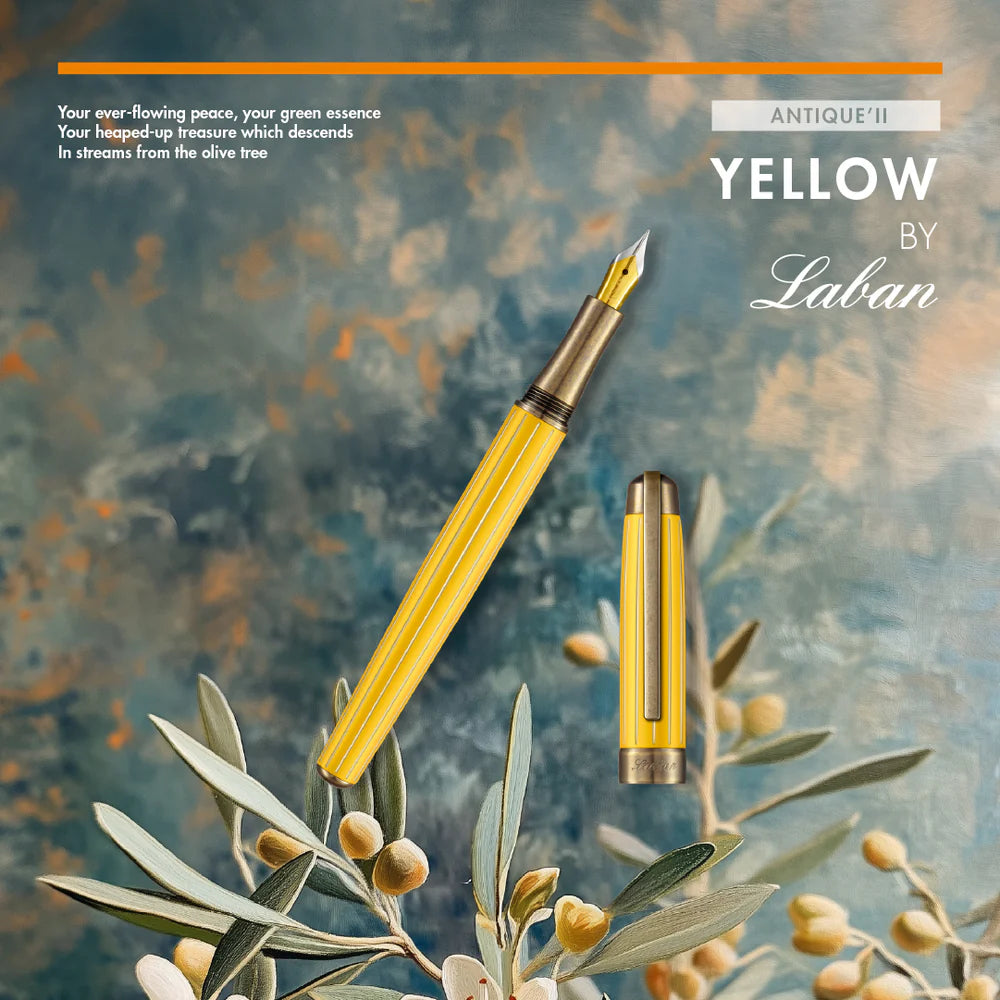 Laban Antique II Yellow Fountain Pen