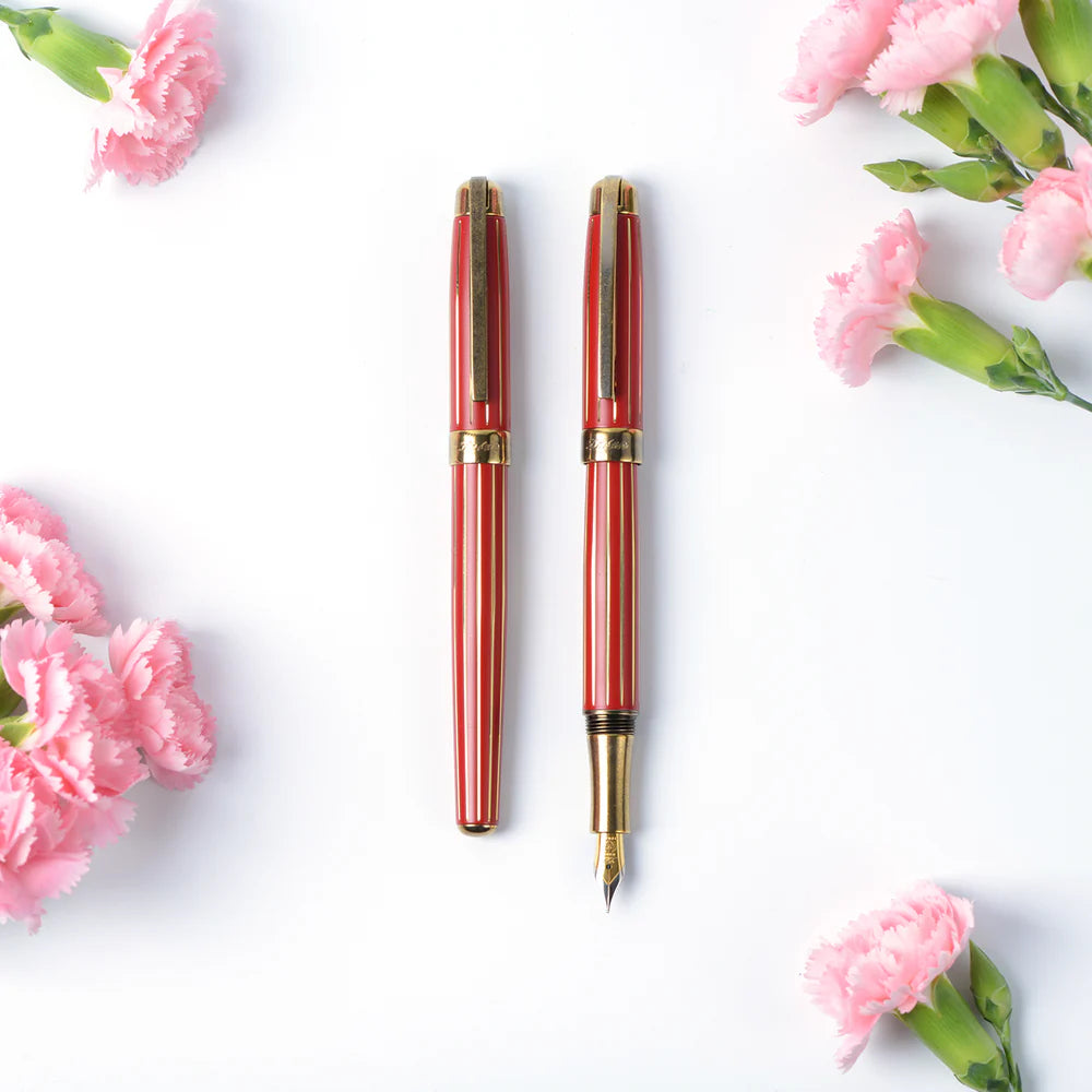 Laban Antique II Red Fountain Pen