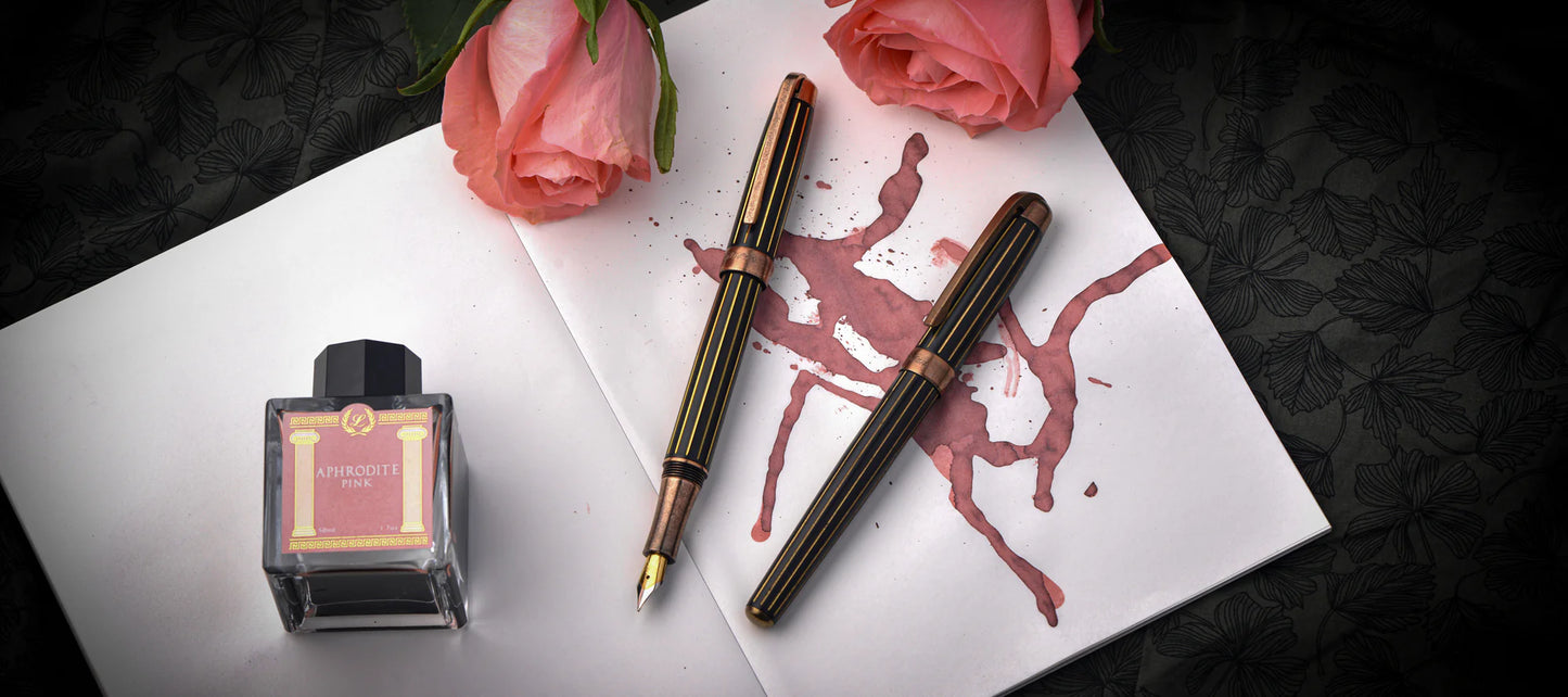 Laban Antique II Red Fountain Pen