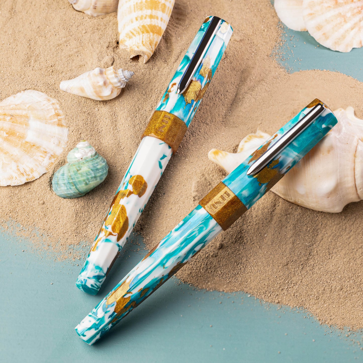 Benu Euphoria Blue Hawaiian Fountain Pen