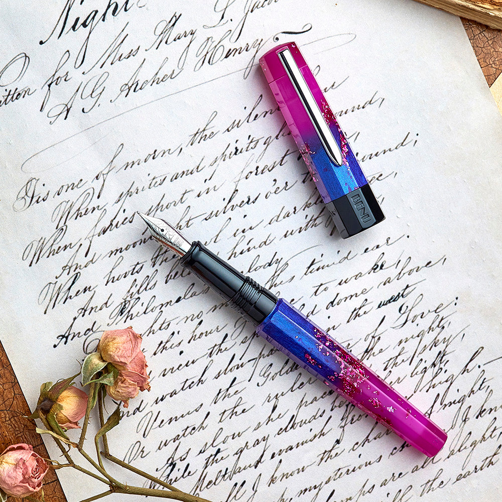 Benu Euphoria Love Story Luminescent Fountain Pen