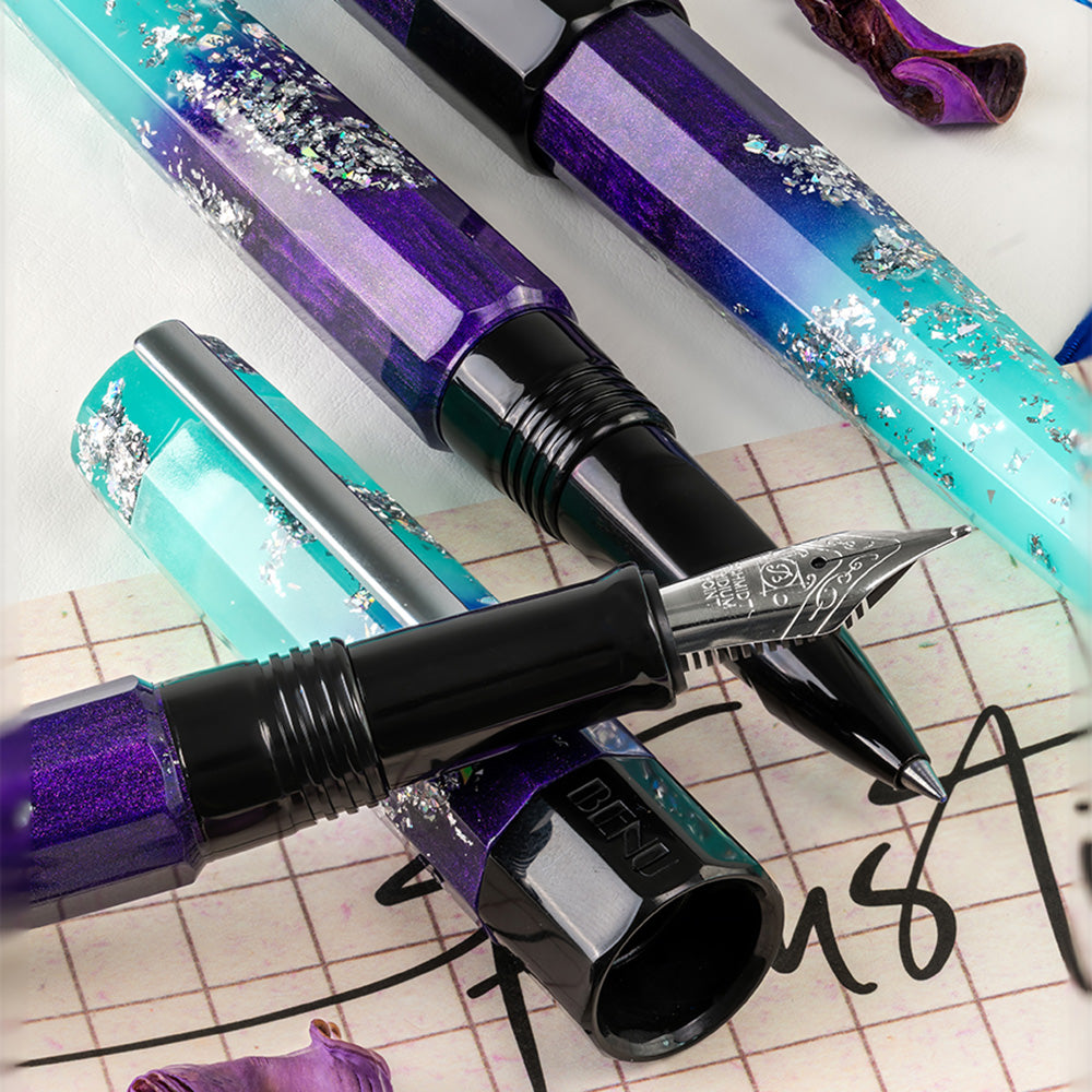 Benu Euphoria Ocean Breeze Luminescent Fountain Pen