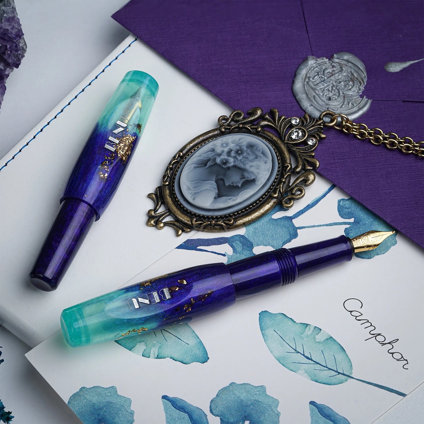 Benu Pixie Twilight Lagoon Fountain Pen