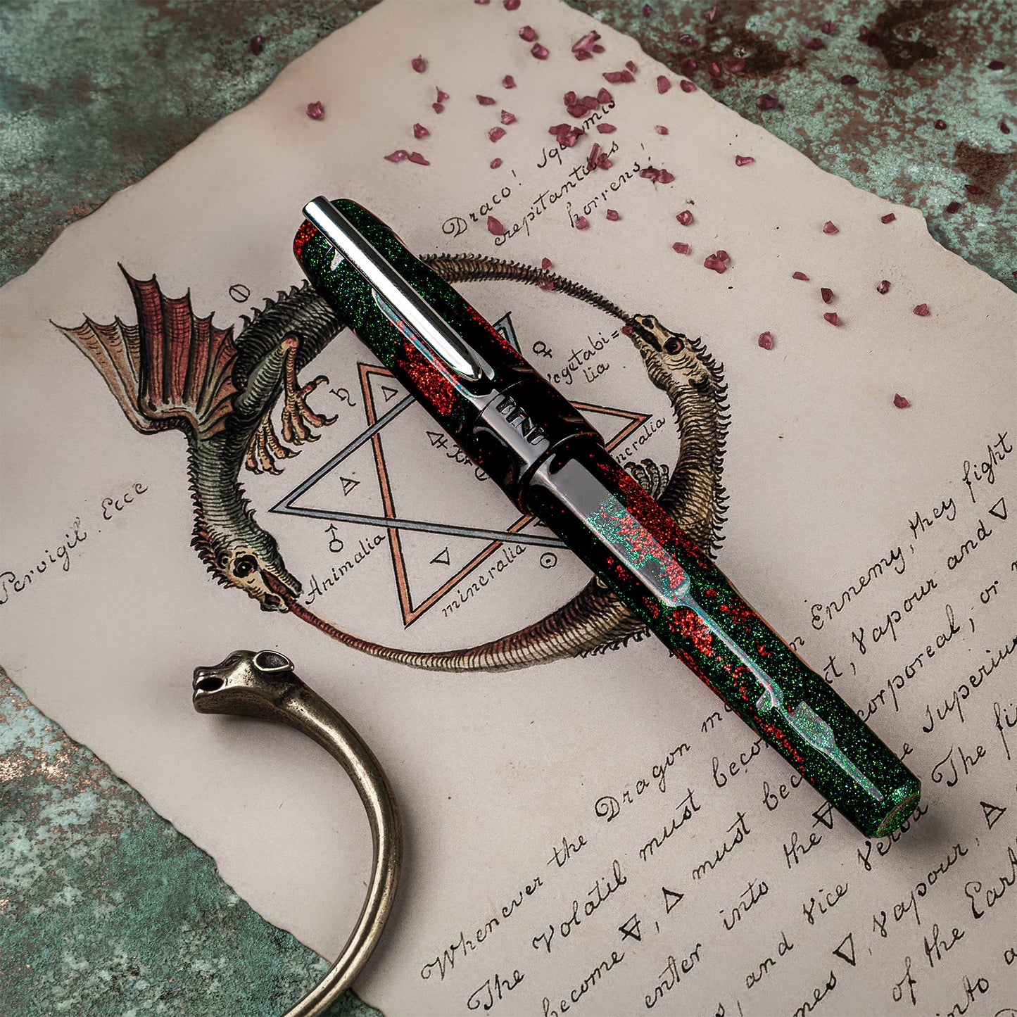 Benu Talisman Dragon’s Blood Fountain Pen