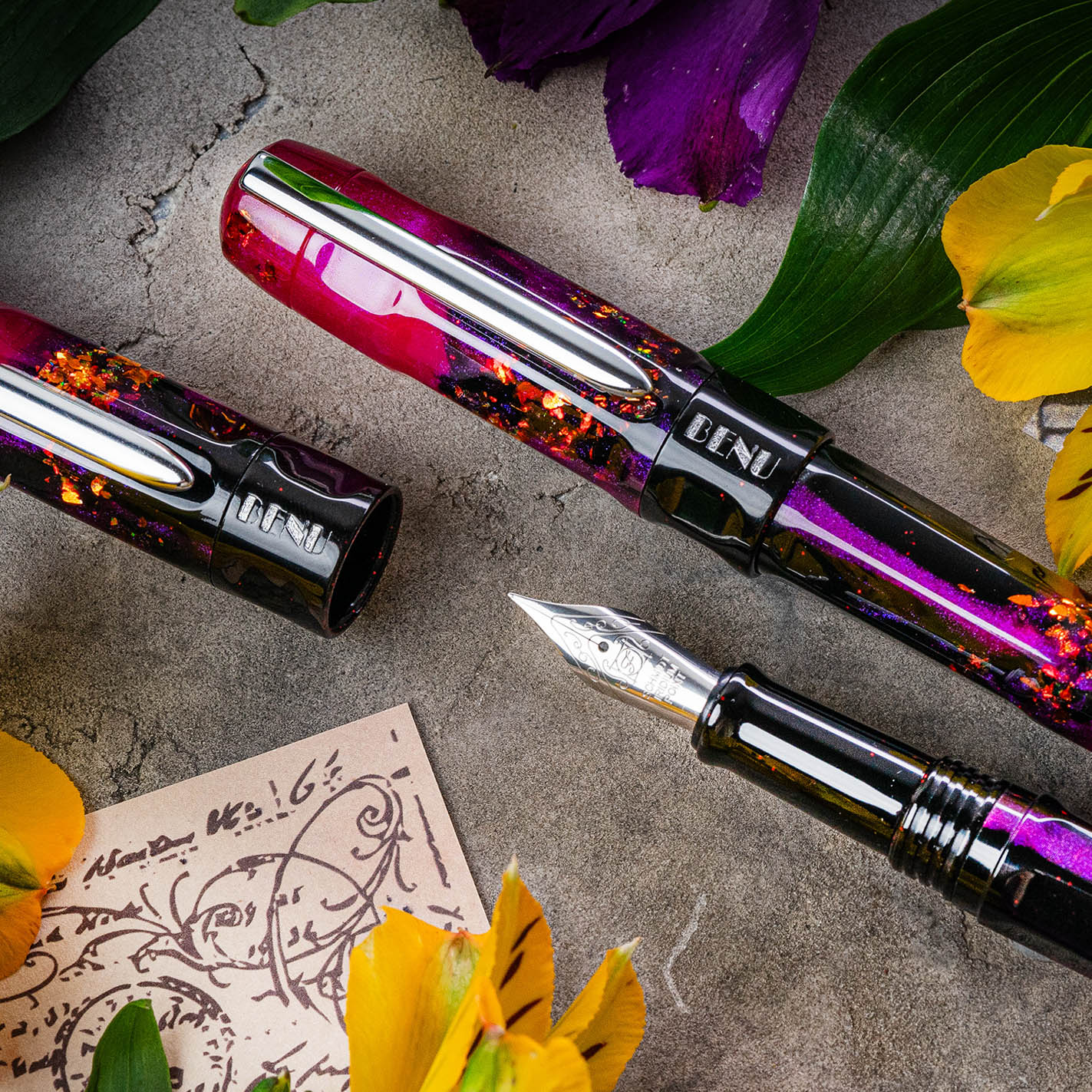 Benu Talisman Lily of the Incas Fountain Pen