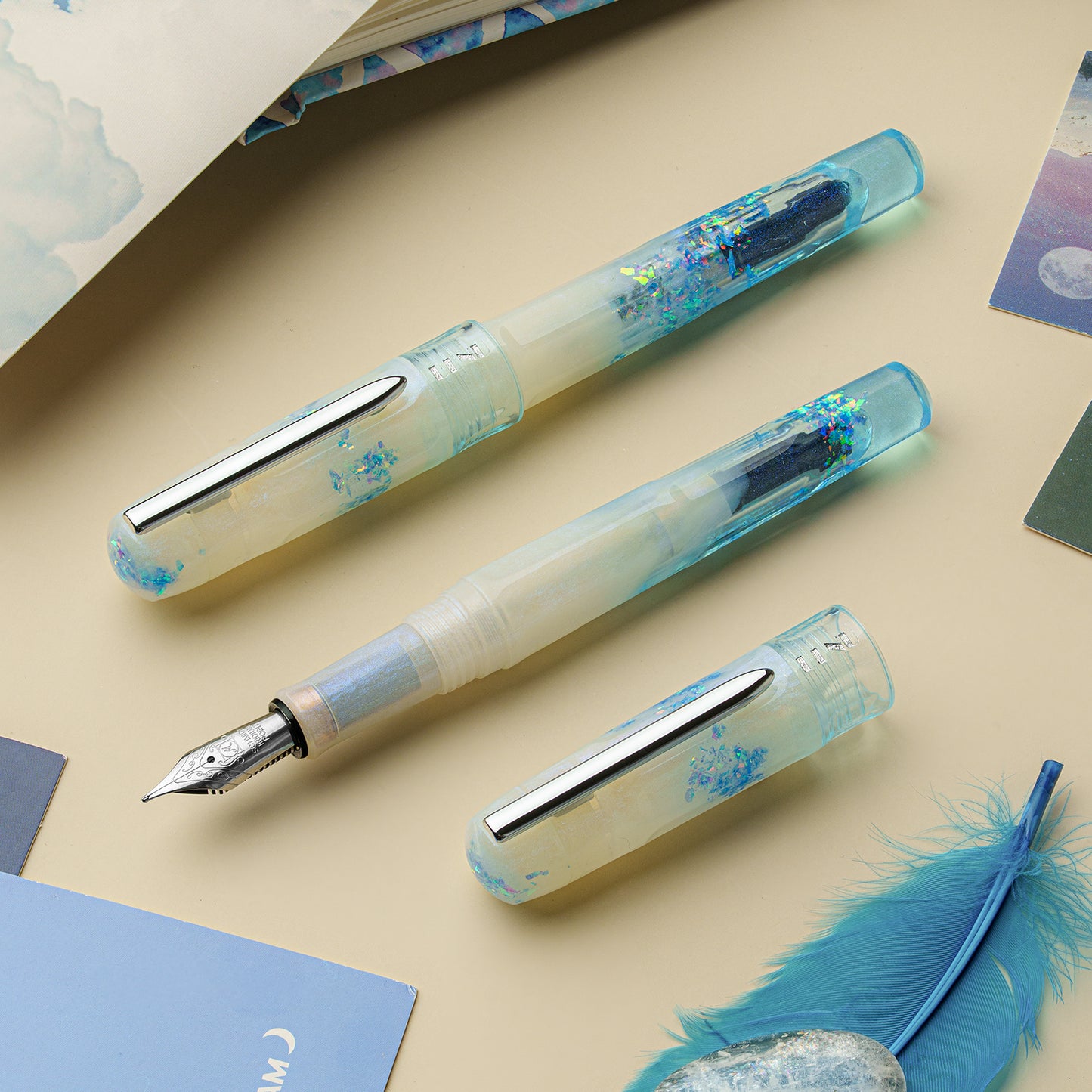Benu Talisman Moonstone Fountain Pen