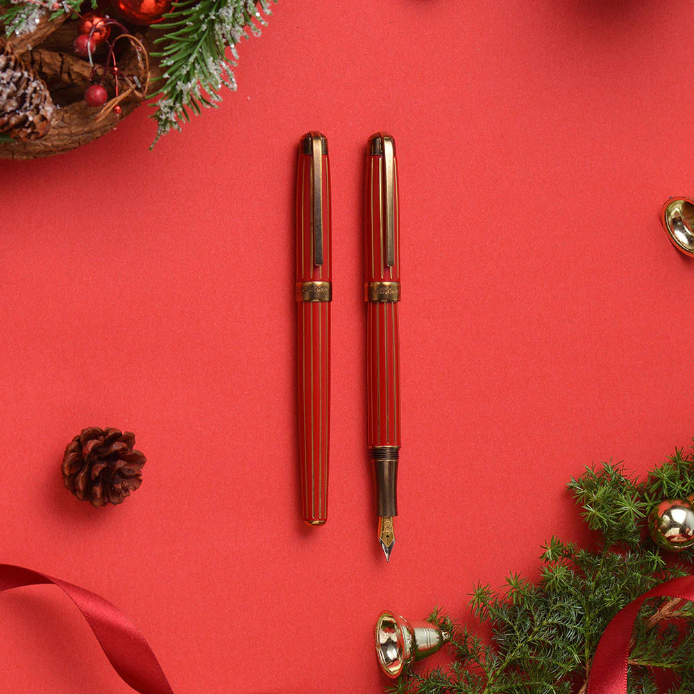 Laban Antique II Red Fountain Pen