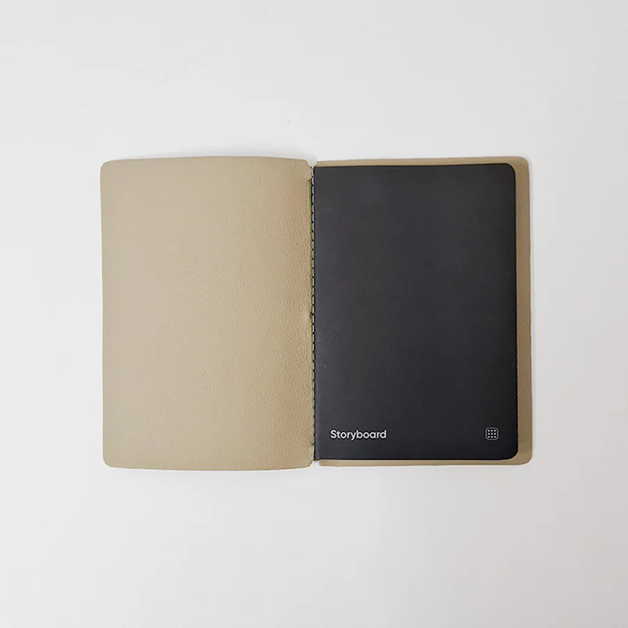 Endless Explorer - Refillable Cactus Leather Journal Regalia Paper - Beige