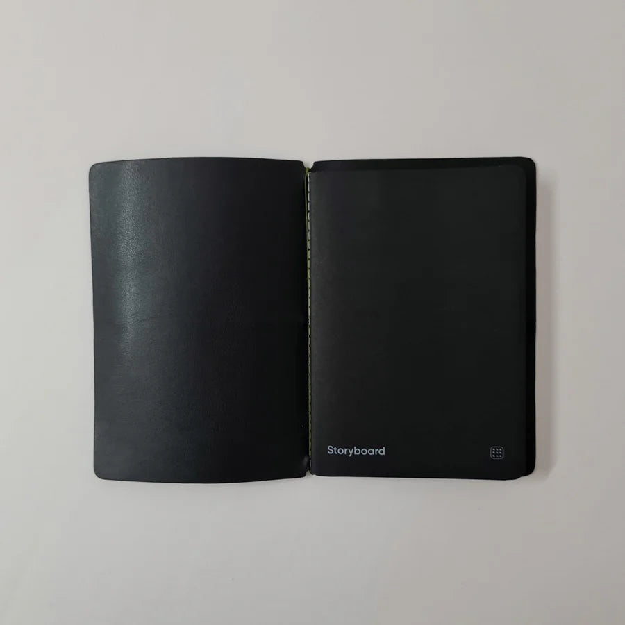 Endless Explorer - Refillable Cactus Leather Journal Regalia Paper - Black