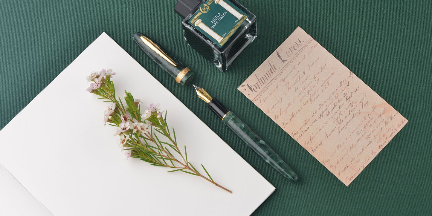 Laban Taroko Dark Forest Fountain Pen