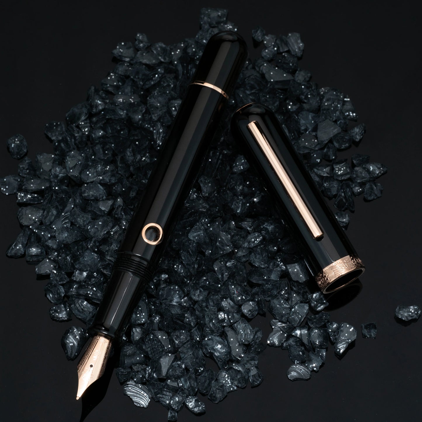 Nahvalur Nautilus Cephalopod Rose Gold Fountain Pen