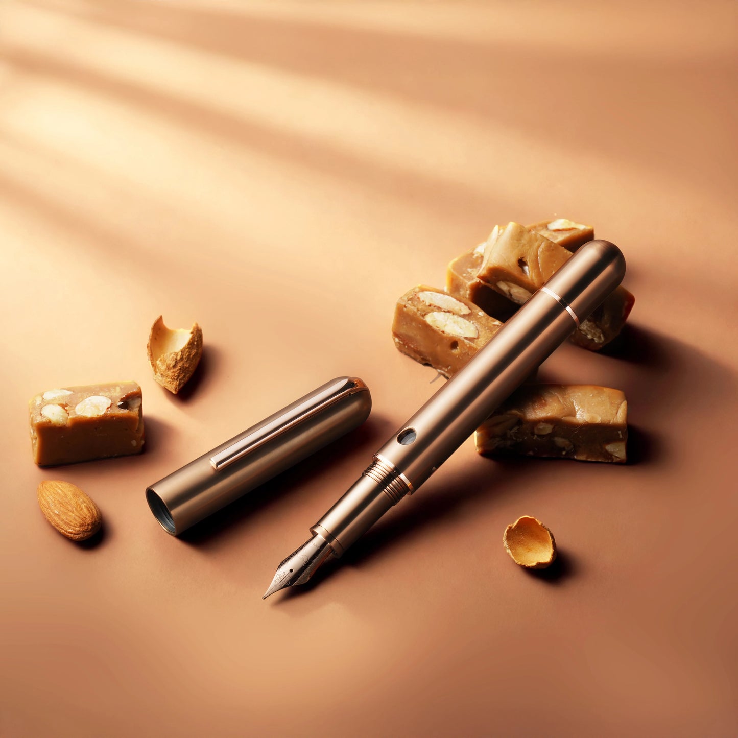 Nahvalur Nautilus Ti Toffee Titanium Fountain Pen