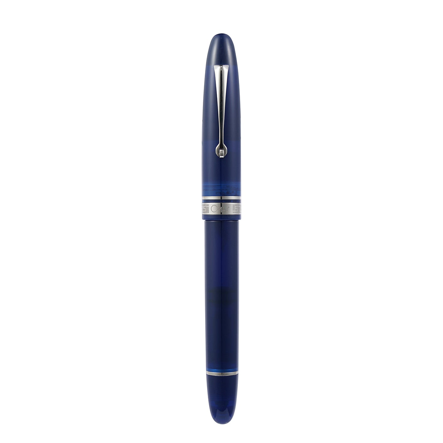 OMAS Ogiva Fountain Pen in Blue with Silver Trim