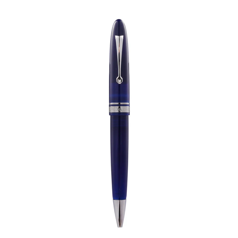 Omas Ogiva Blue Silver Trim Ballpoint Pen