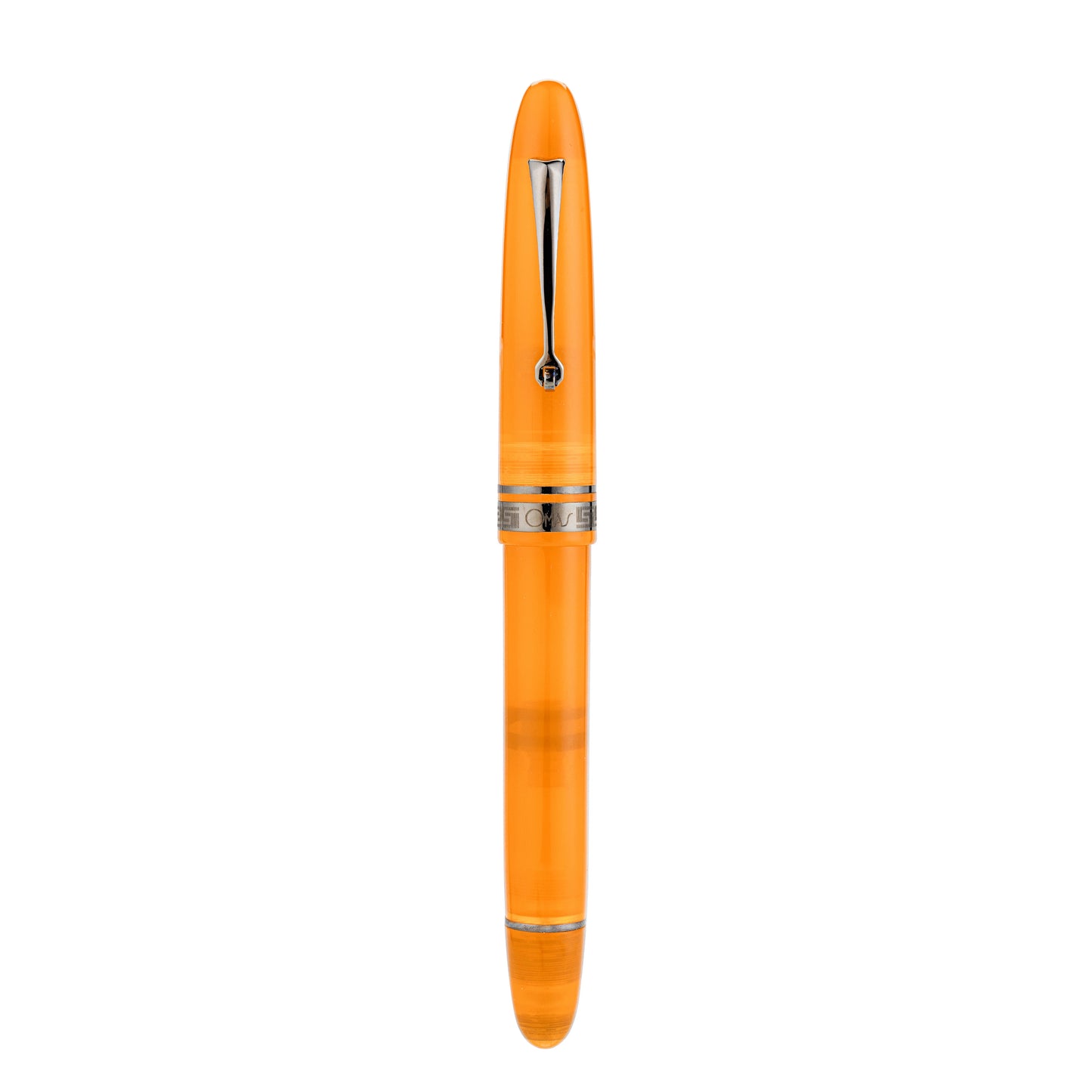 Omas Ogiva Fountain Pen in Arancione with Black Trim