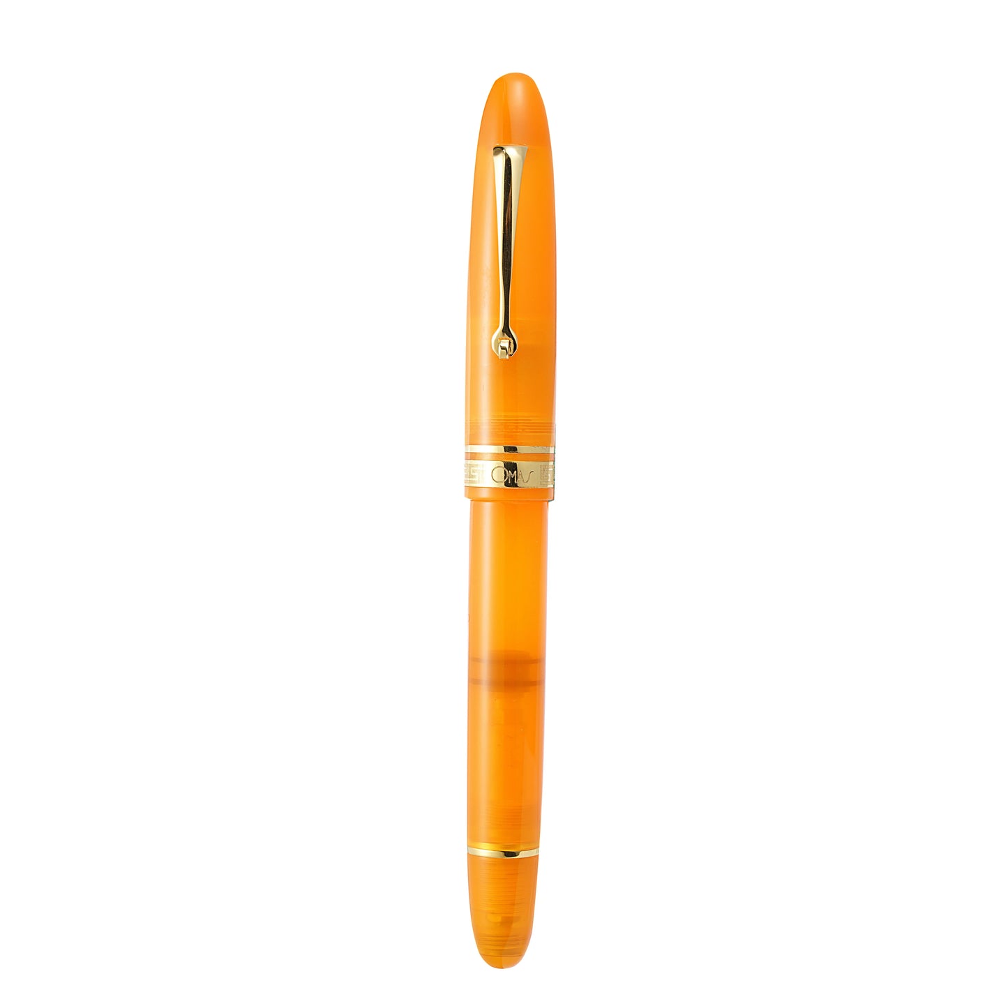 Omas Ogiva Fountain Pen in Arancione with Gold Trim