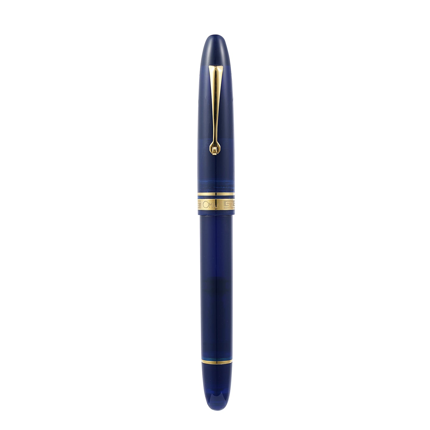 Omas Ogiva Fountain Pen in Blue with Gold Trim