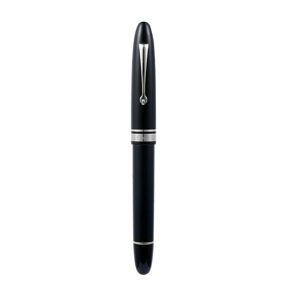 Omas Ogiva Nera Silver Trim Fountain Pen