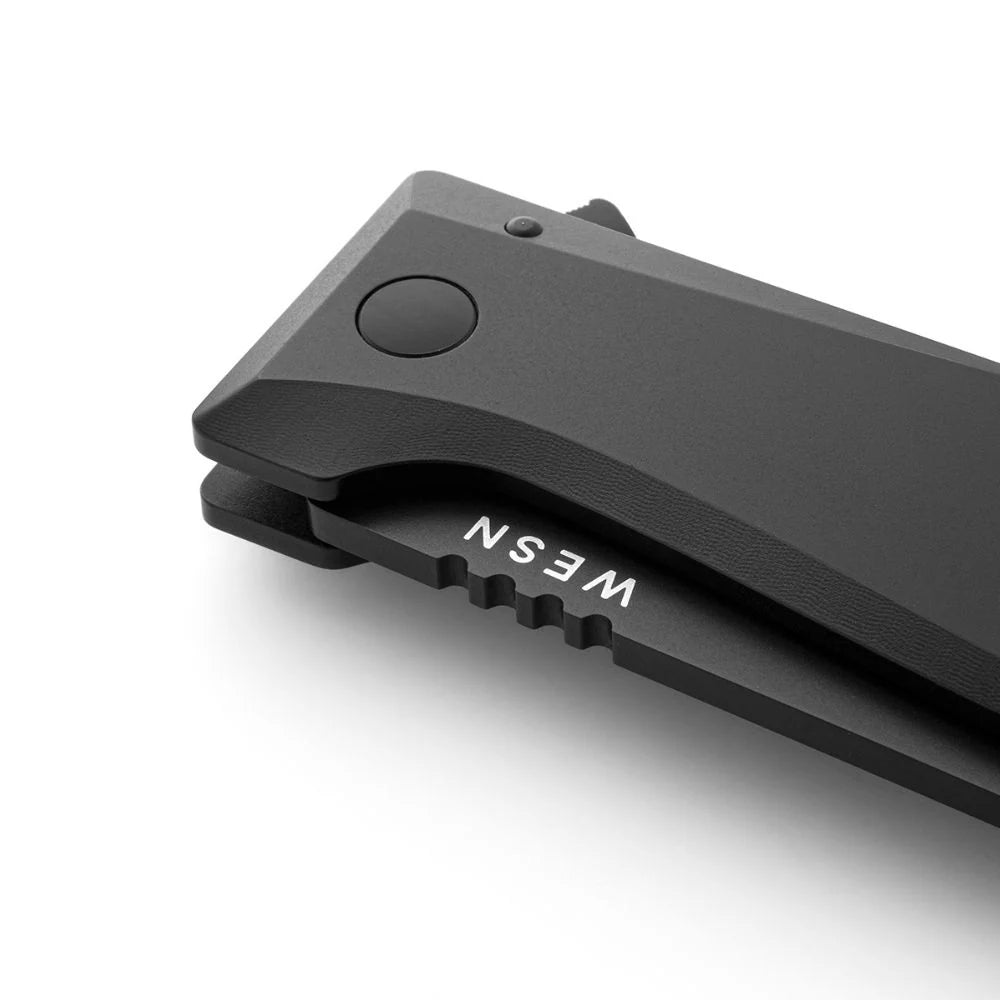 WESN Allman Knife Blacked Out Titanium