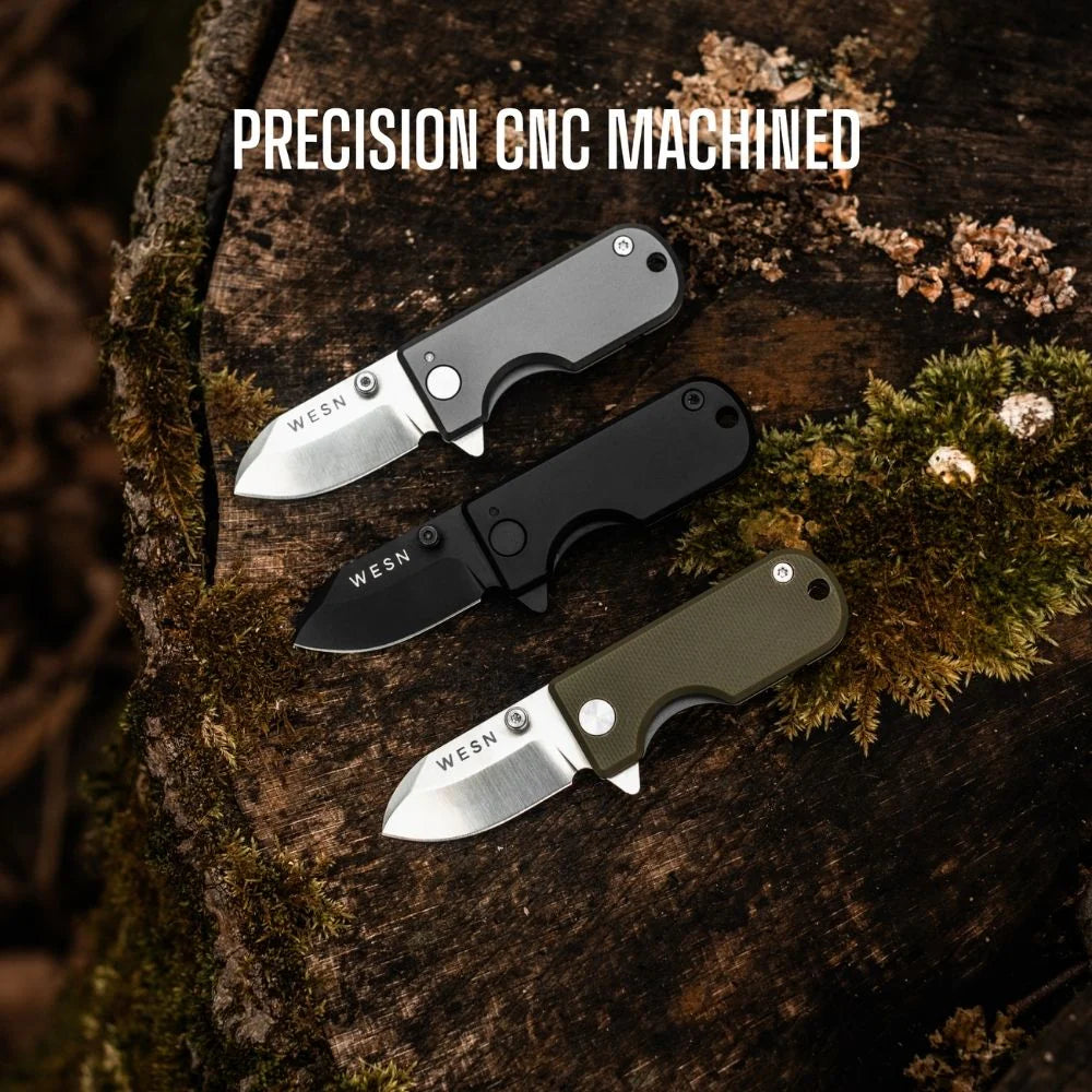 WESN Microblade Knife OD Green