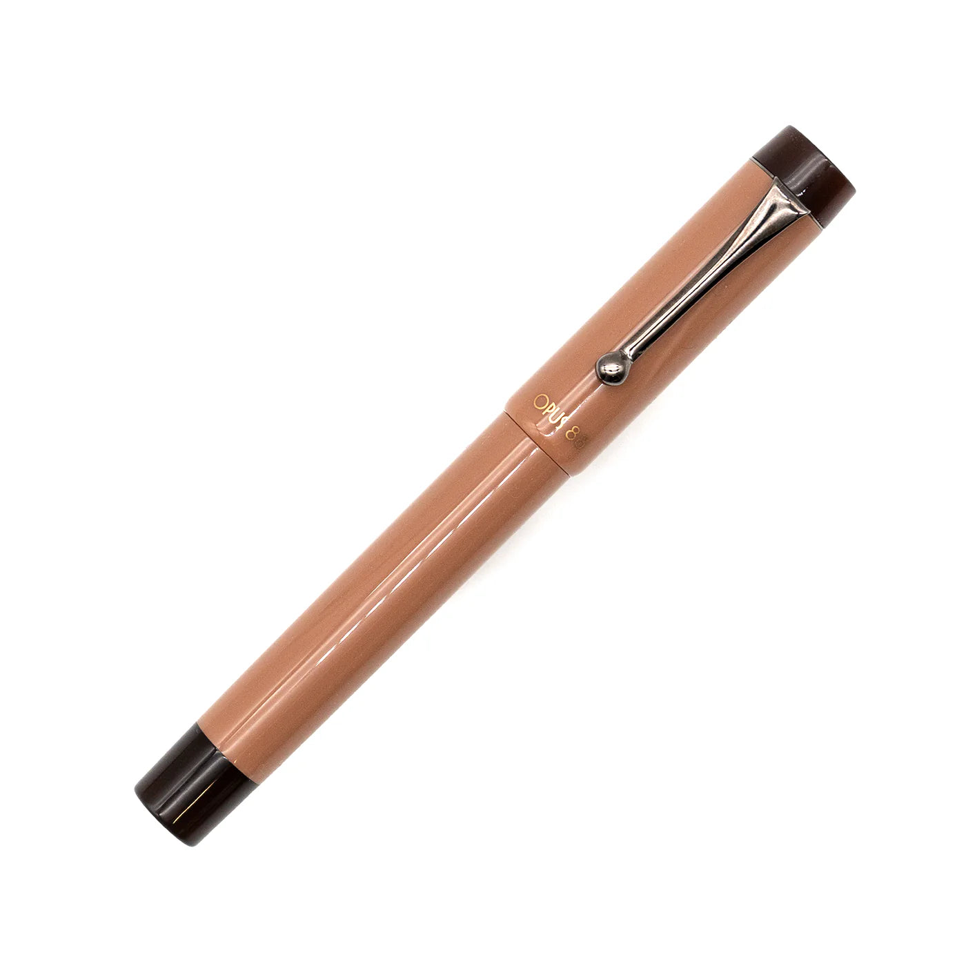 Opus 88 Mocha Mousse 2025 Demo PVD Fountain Pen Fine Point