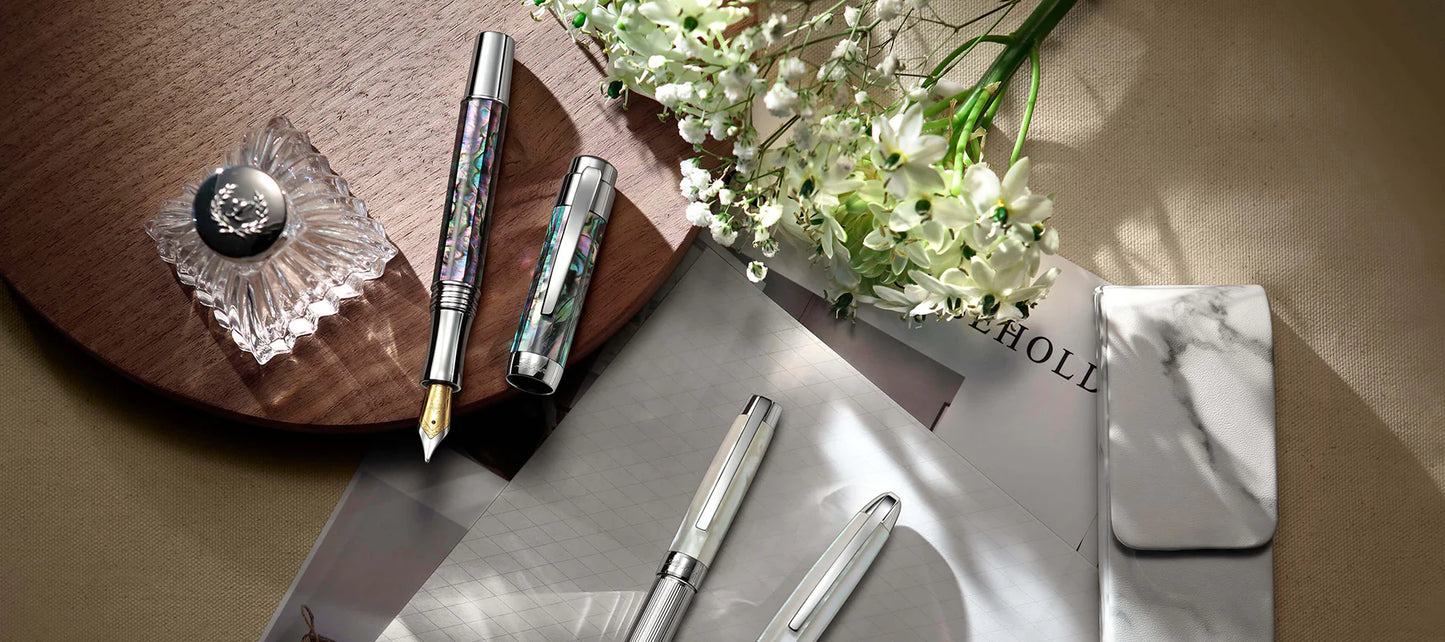 Laban Abalone Fountain Pen