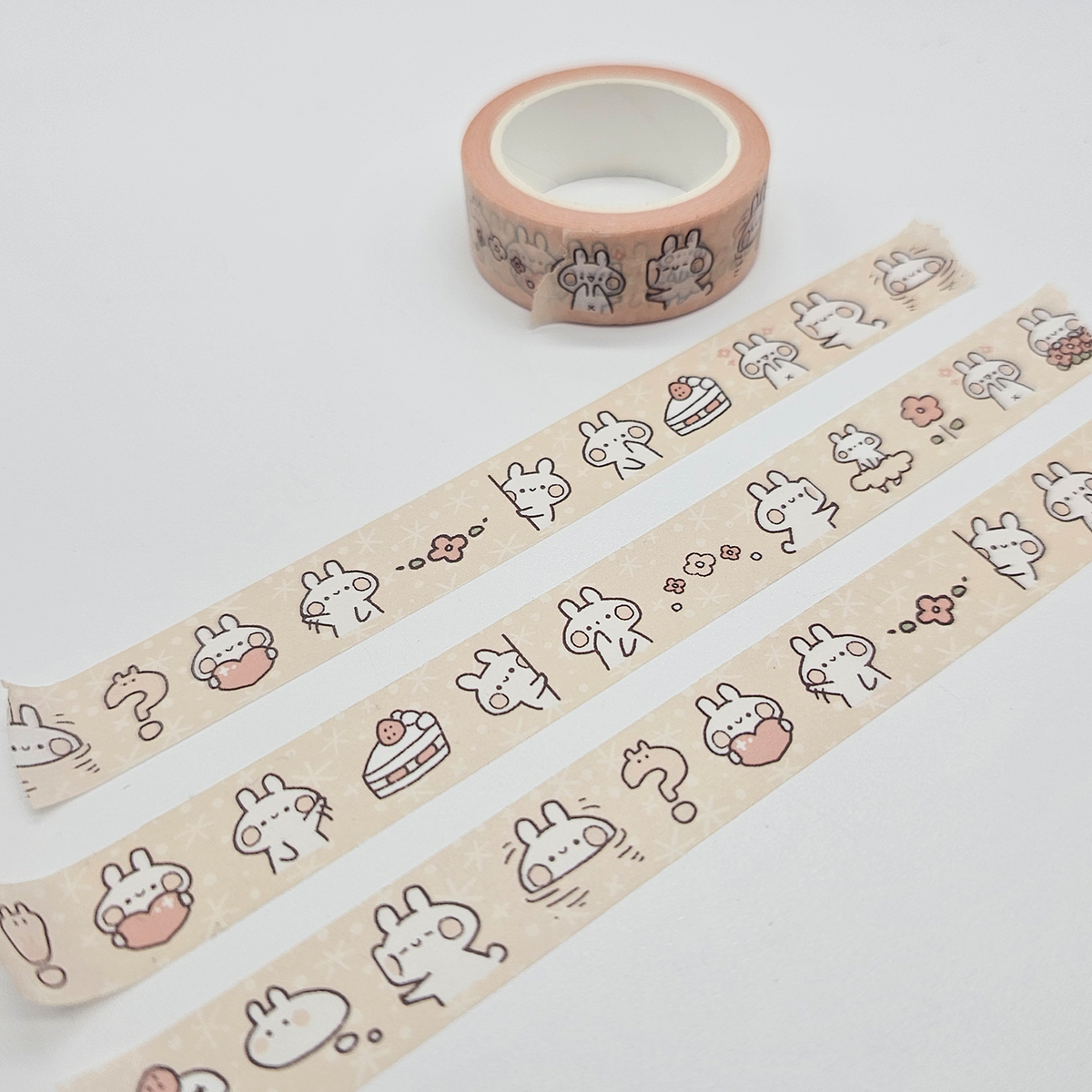 Cute Bunny Washi Tape | 15mm x 10m | W025