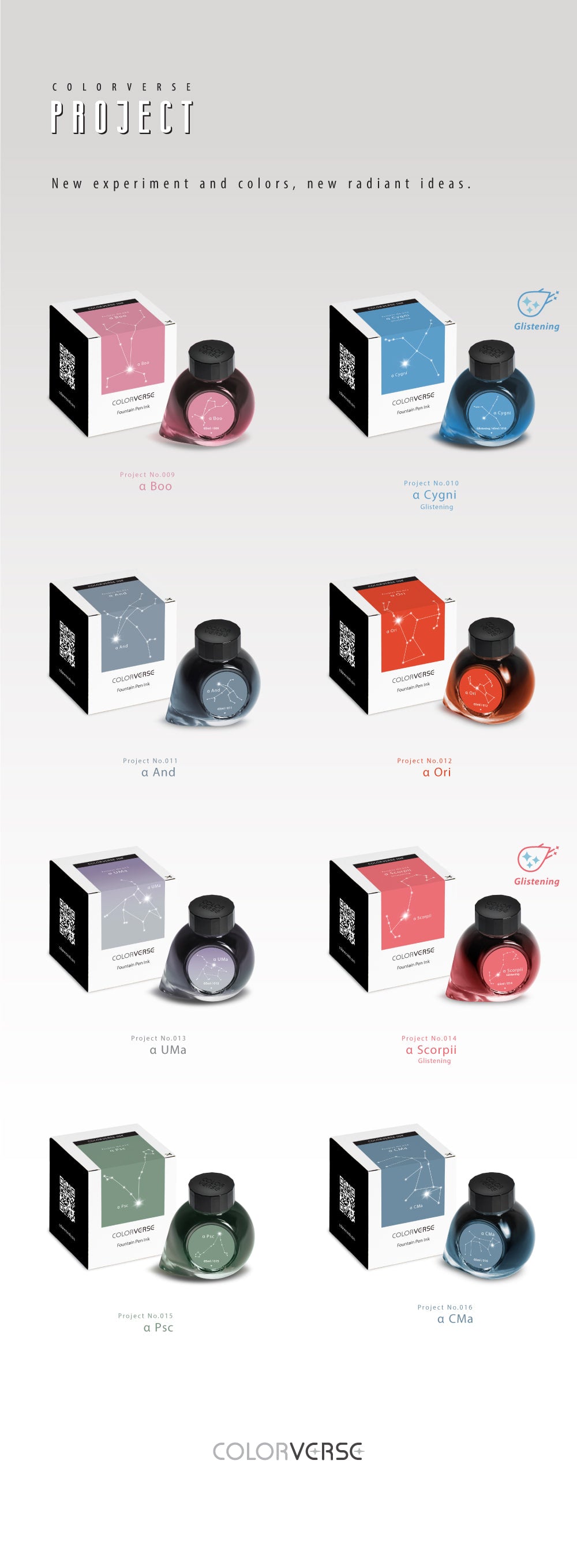 Colorverse a UMa Constellation One 65mL Ink Bottles