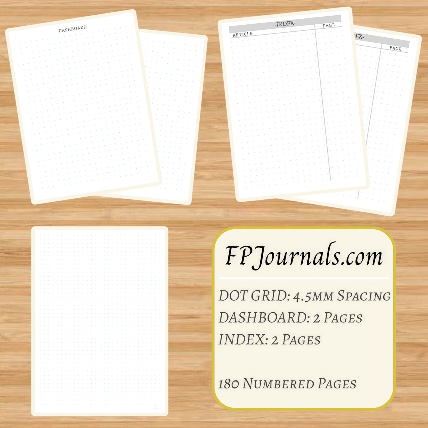 Time Traveler - A5 - Dot Grid - Coptic Bound - Fountain Pen Notebook - Handmade Journal
