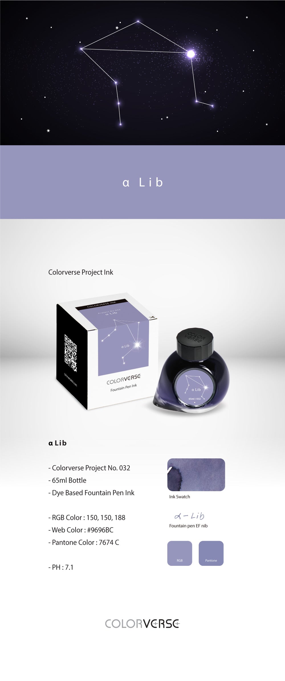 Colorverse a Lib Constellation Two 65mL Ink Bottles