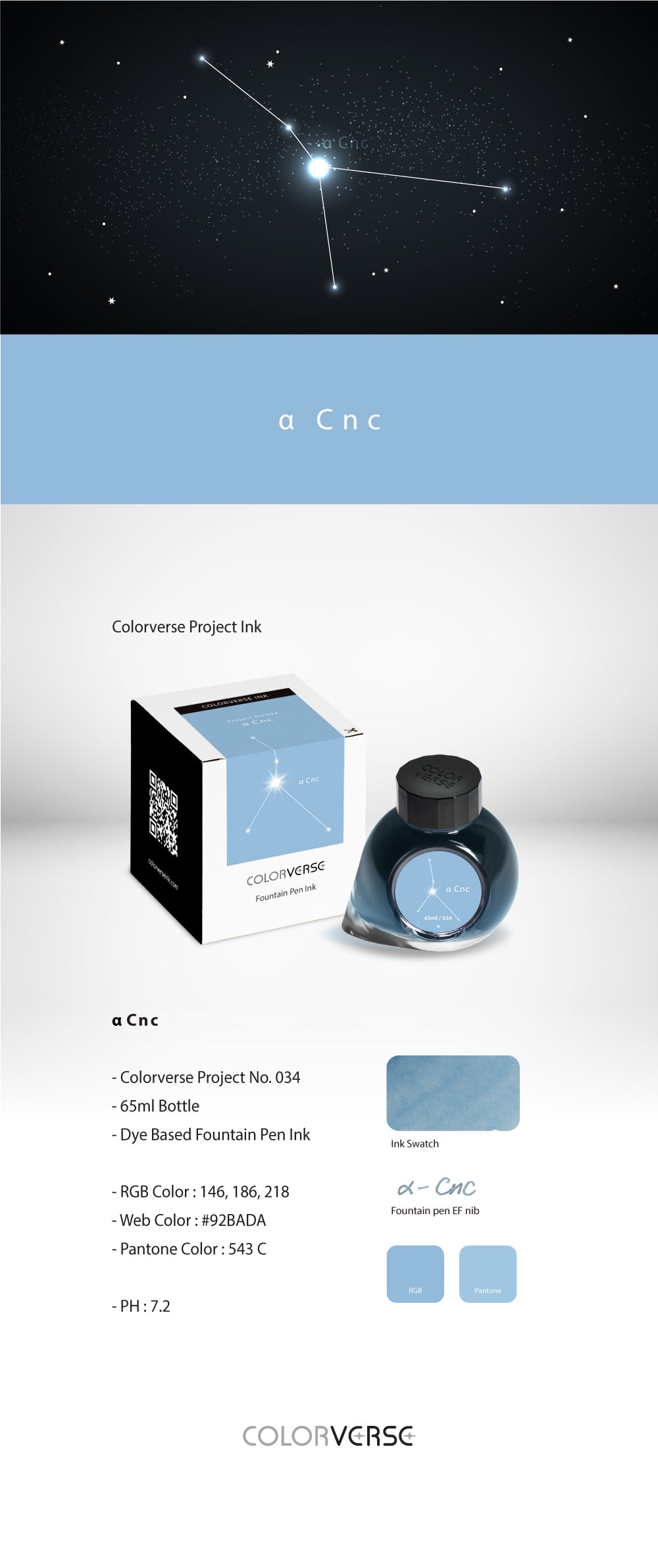 Colorverse a Cnc Constellation Two 65mL Ink Bottles