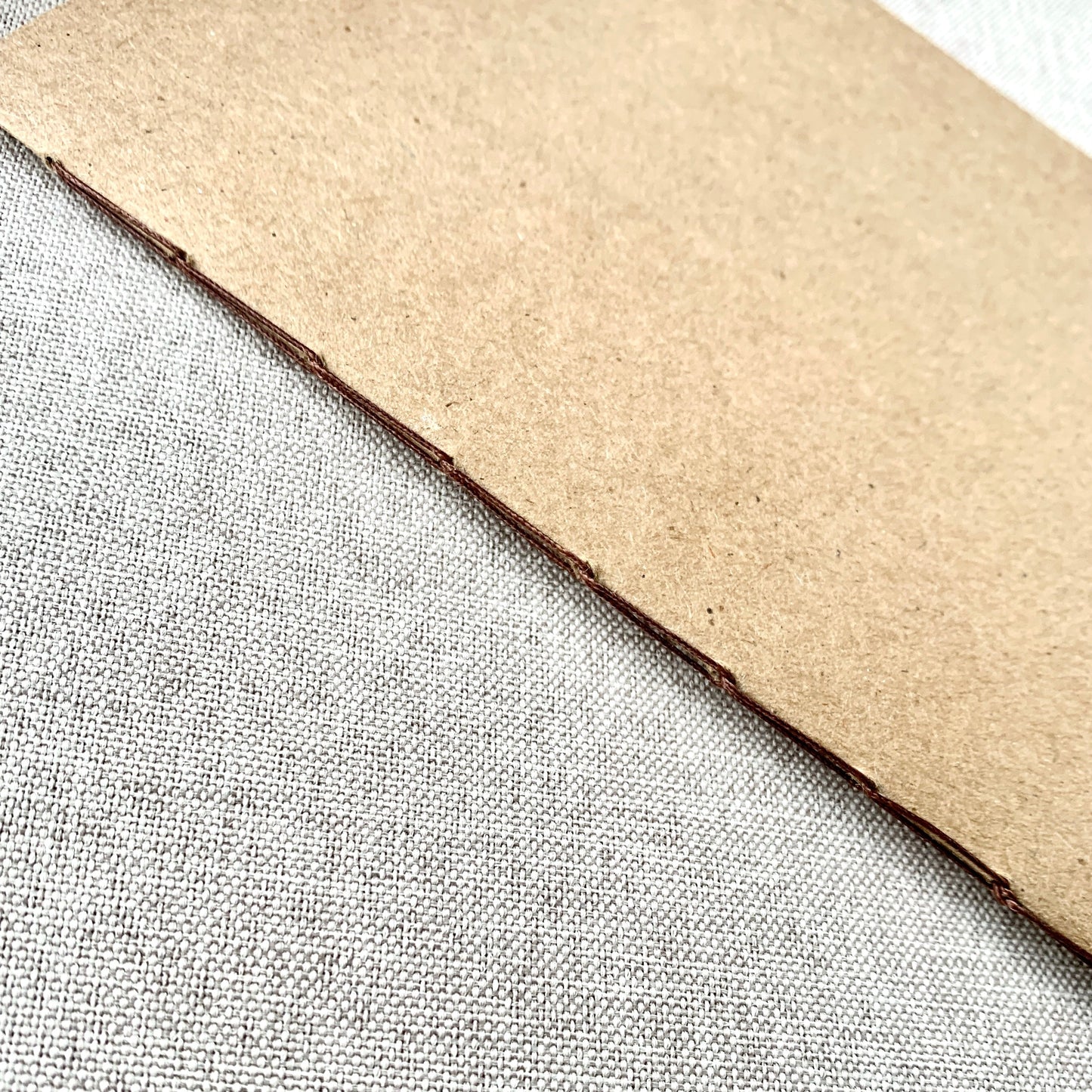 A5 Graph Travelers Notebook Insert – Fountain Pen Friendly, Hand-Stitched Kraft Cover