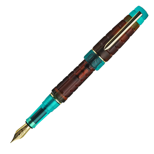 Benu Ribbon Turquoise Tessera Fountain Pen