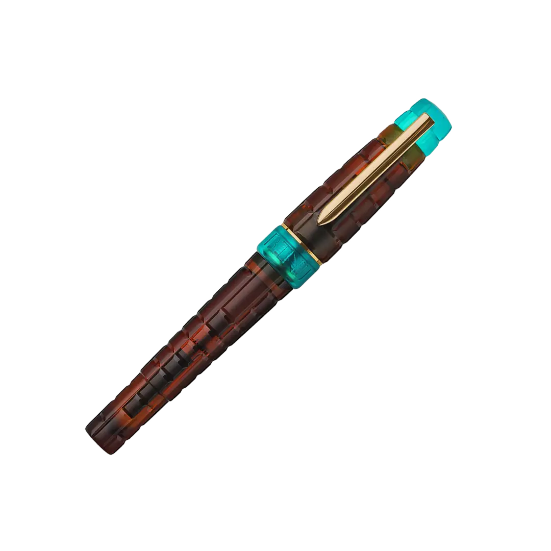 Benu Ribbon Turquoise Tessera Fountain Pen