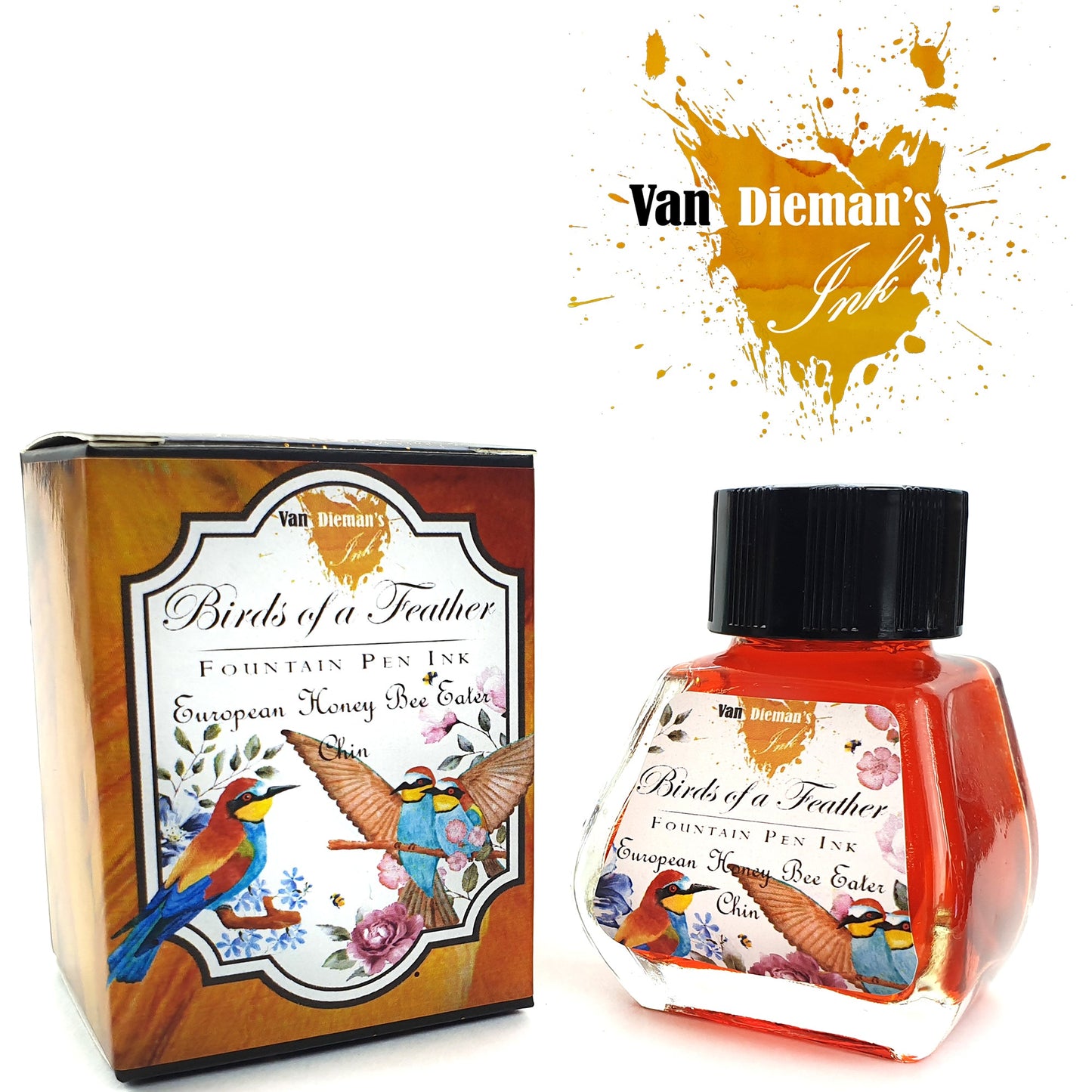 Van Dieman's Birds of a Feather - European Honey Bee Eater Chin - Fountain Pen Ink