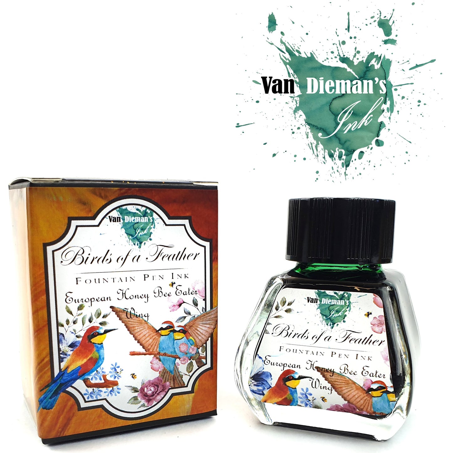 Van Dieman's Birds of a Feather - European Honey Bee Eater Wing - Fountain Pen Ink