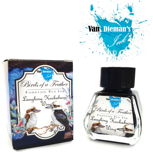 Van Dieman's Birds of a Feather - Laughing Kookaburra Wing - Fountain Pen Ink