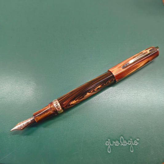 Visconti Medici Rose Sovrano Fountain Pen 18k Rose Gold Fine Nib