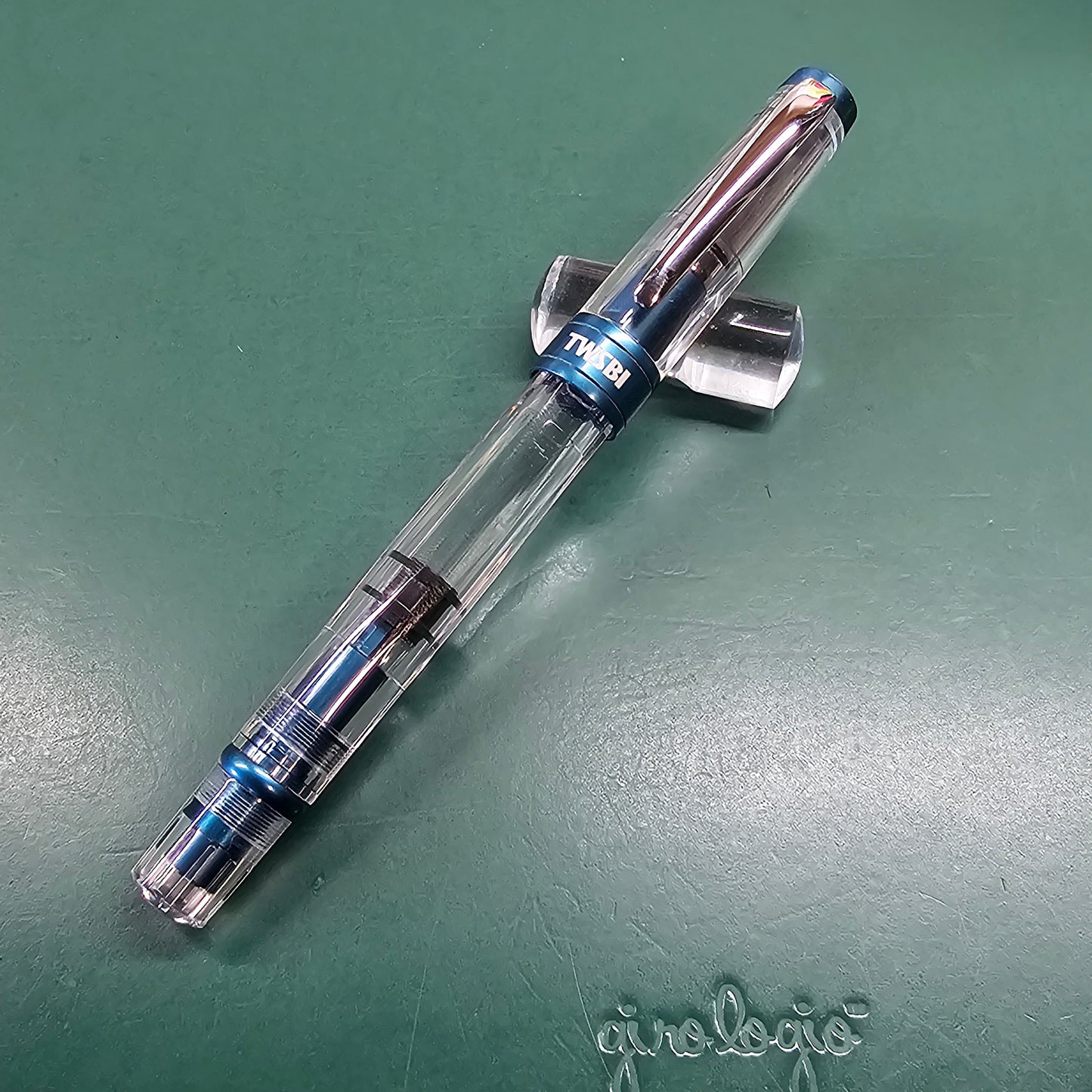 TWSBI Diamond 580ALR Prussian Blue Special Edition Fountain Pen Steel Fine Nib