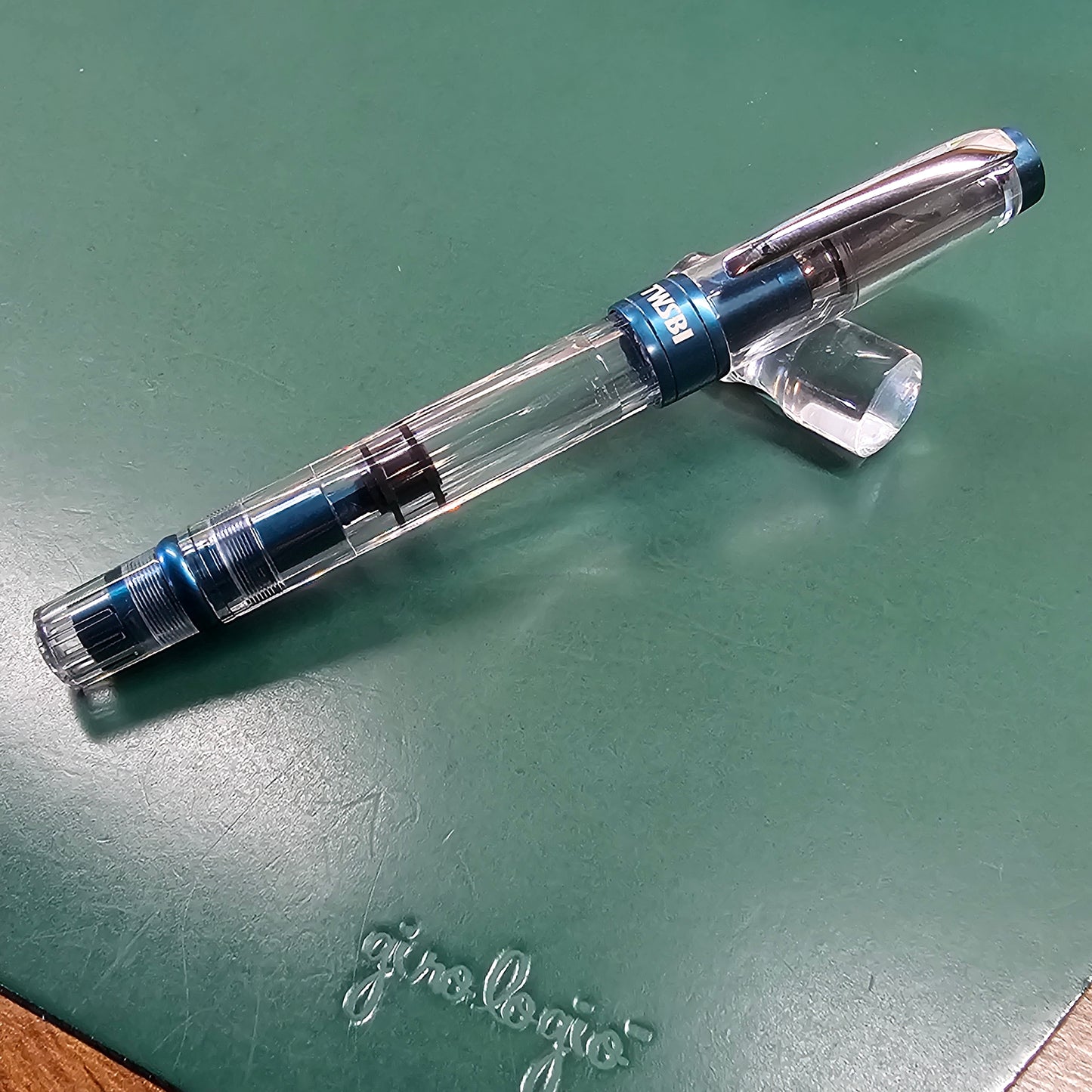 TWSBI Diamond 580ALR Prussian Blue Special Edition Fountain Pen Steel Fine Nib