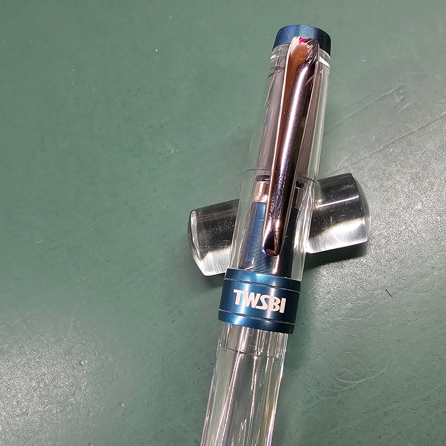 TWSBI Diamond 580ALR Prussian Blue Special Edition Fountain Pen Steel Fine Nib