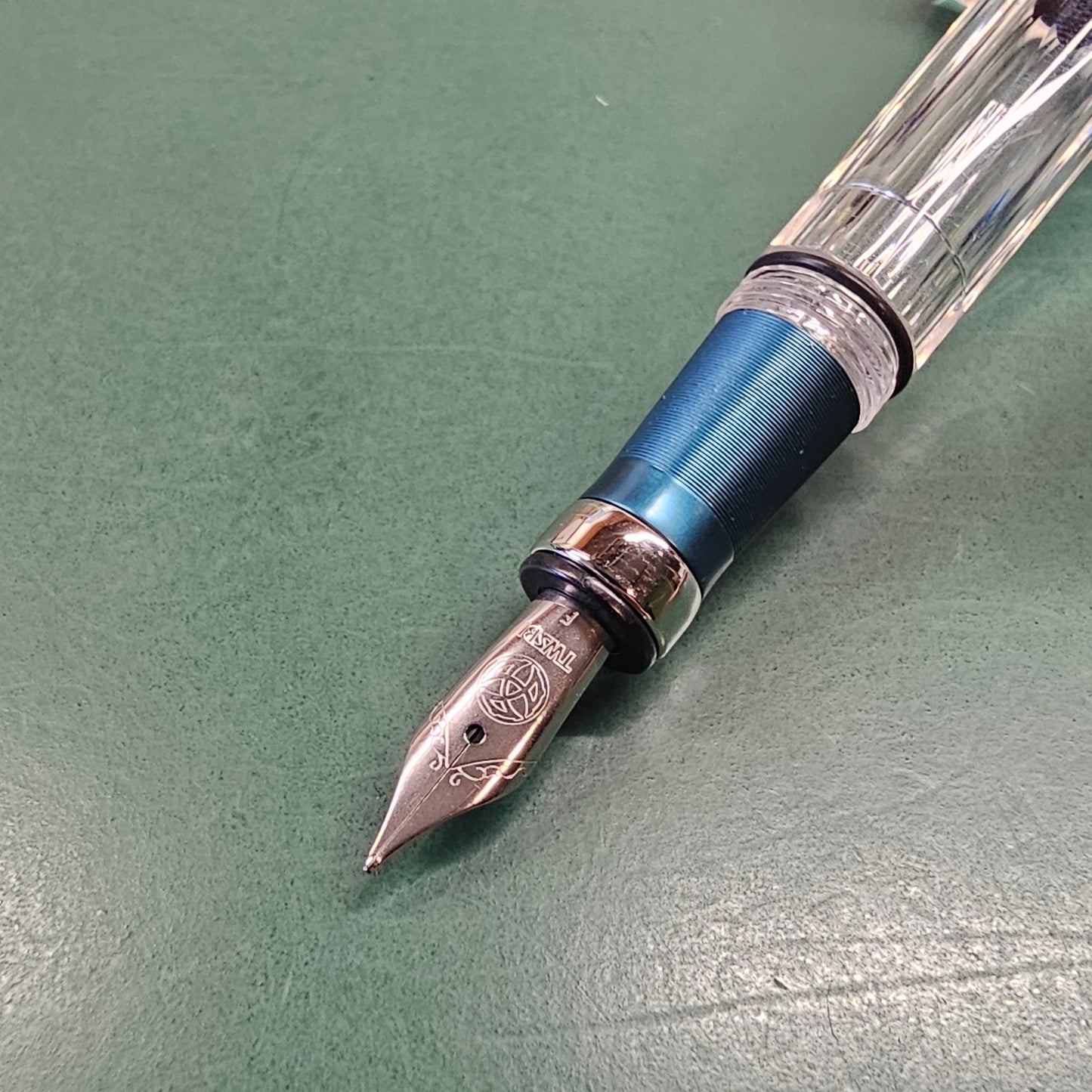 TWSBI Diamond 580ALR Prussian Blue Special Edition Fountain Pen Steel Fine Nib