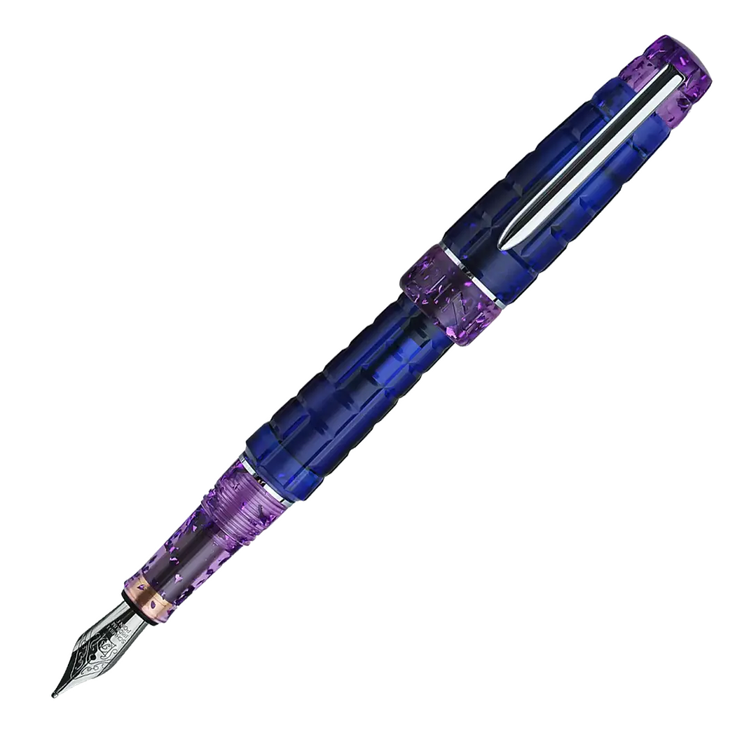 Benu Tanzanite Tessera Fountain Pen