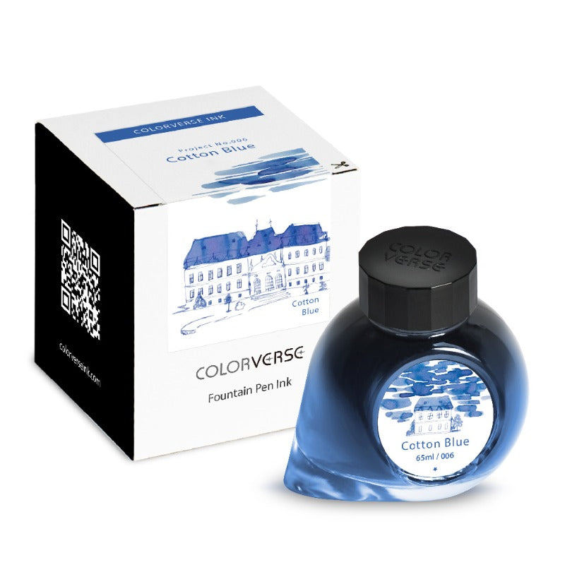 Colorverse Cotton Blue Project Volume One 65mL Ink Bottles