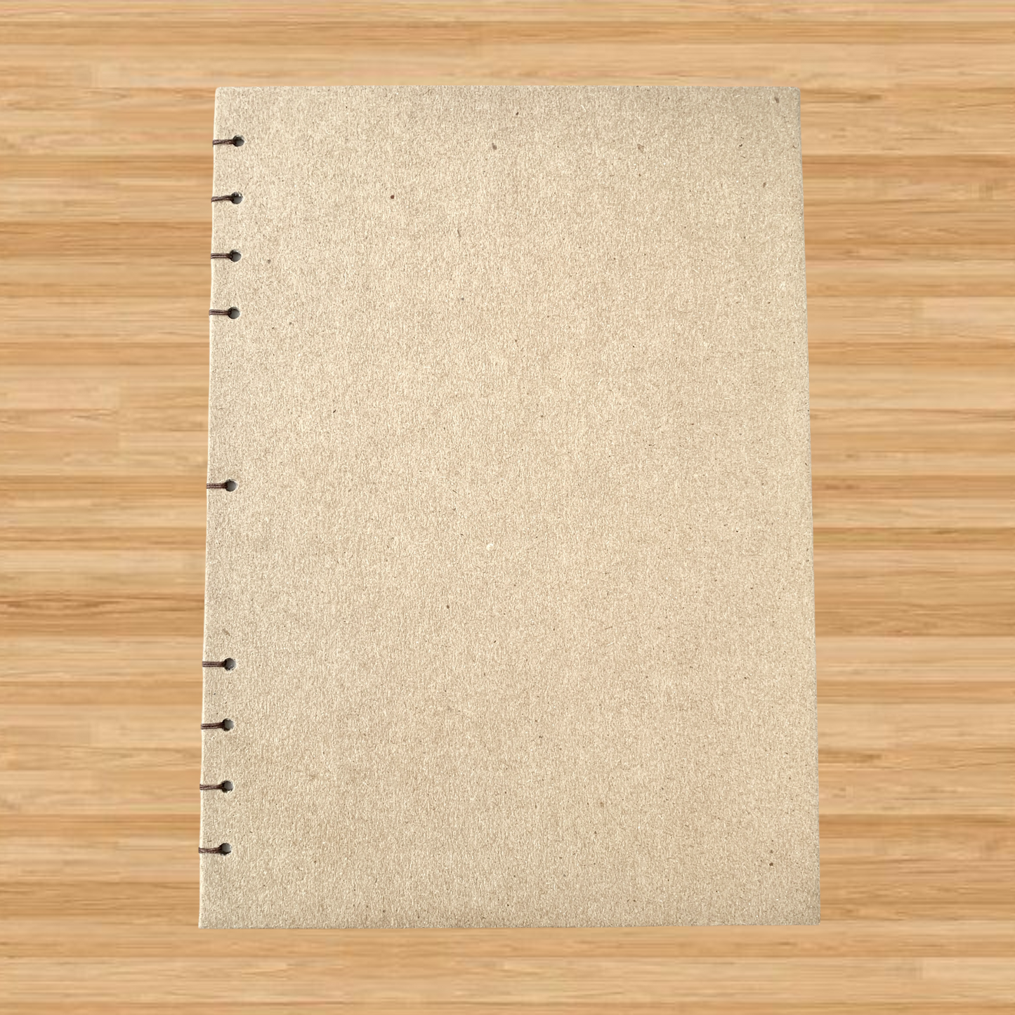 Kraft - A5 - Dot Grid - Coptic Bound - Fountain Pen Notebook - Handmade Journal