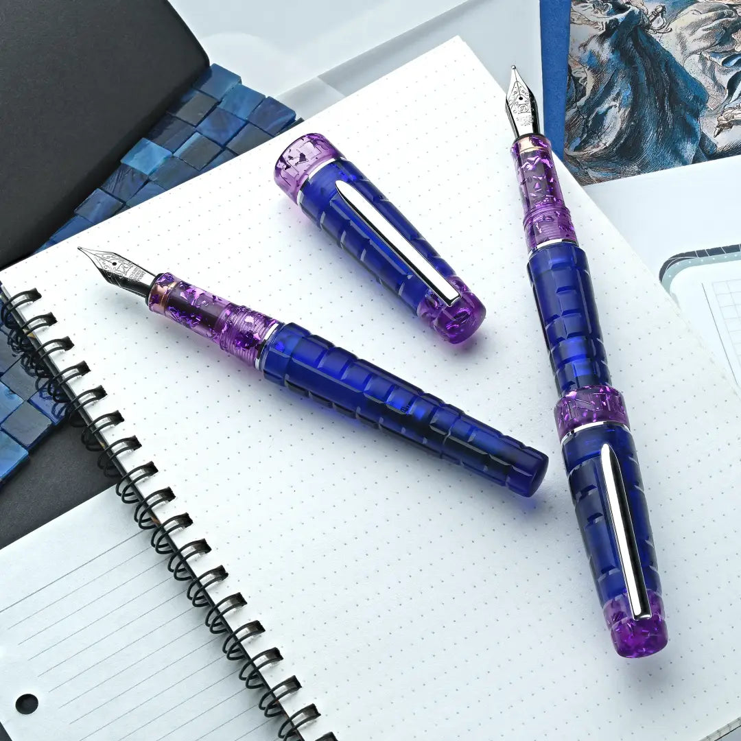 Benu Tanzanite Tessera Fountain Pen