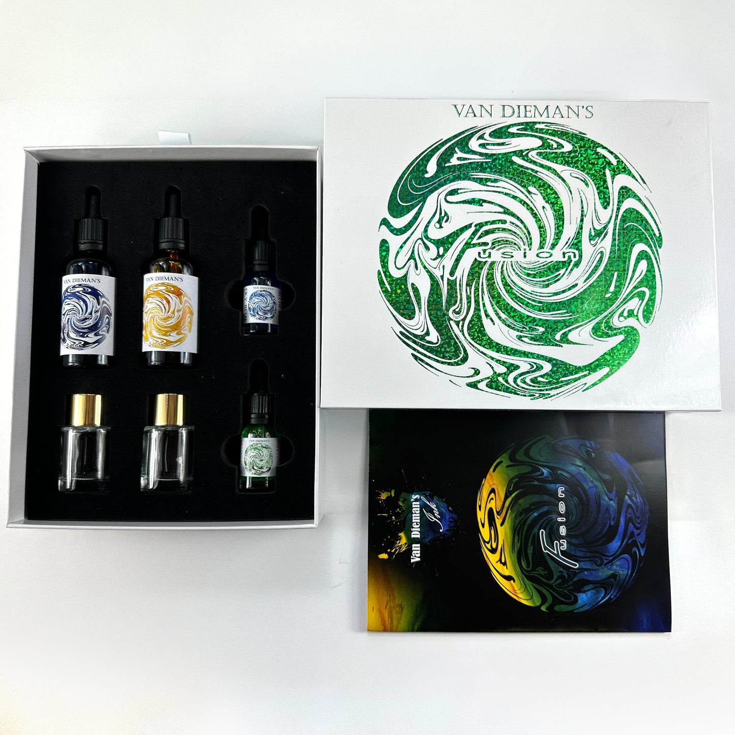 Van Dieman's Fusion - Fountain Pen Ink Mixing Kit - The Green Pack